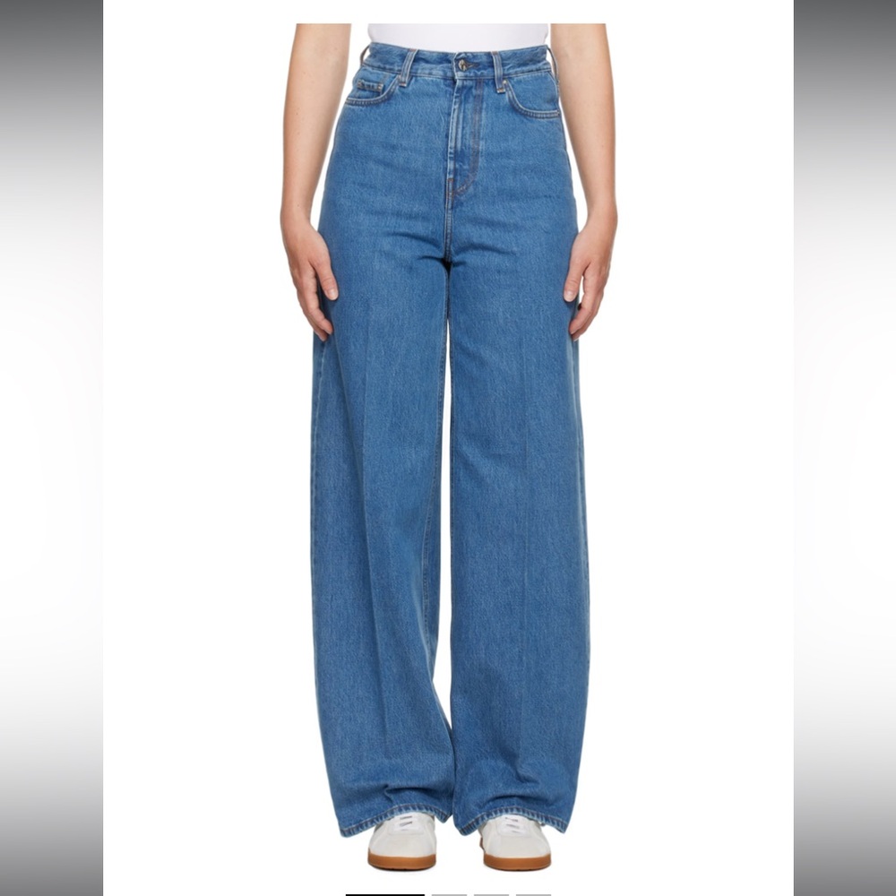 Toteme Wide Leg Jeans - Picture 6 of 15